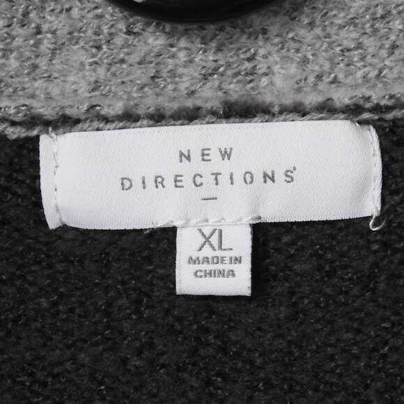 New Directions Striped Long Sweater with Pockets - Extra Large - Picture 5 of 7